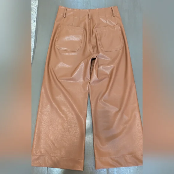 Anthropologie Maeve The Colette Faux leather pants Size 30 - Picture 6 of 9